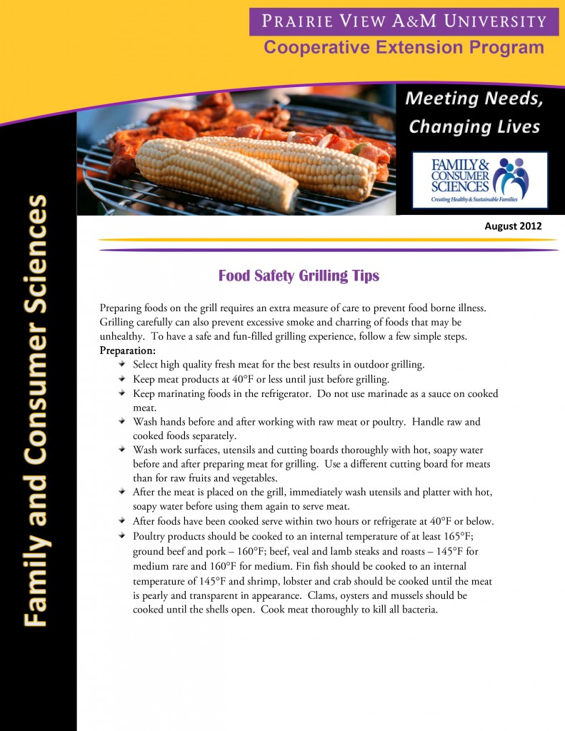 Food Safety Grilling Tips