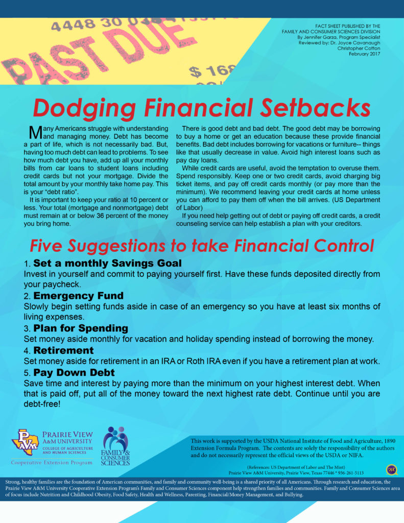Dodging Financial Setbacks