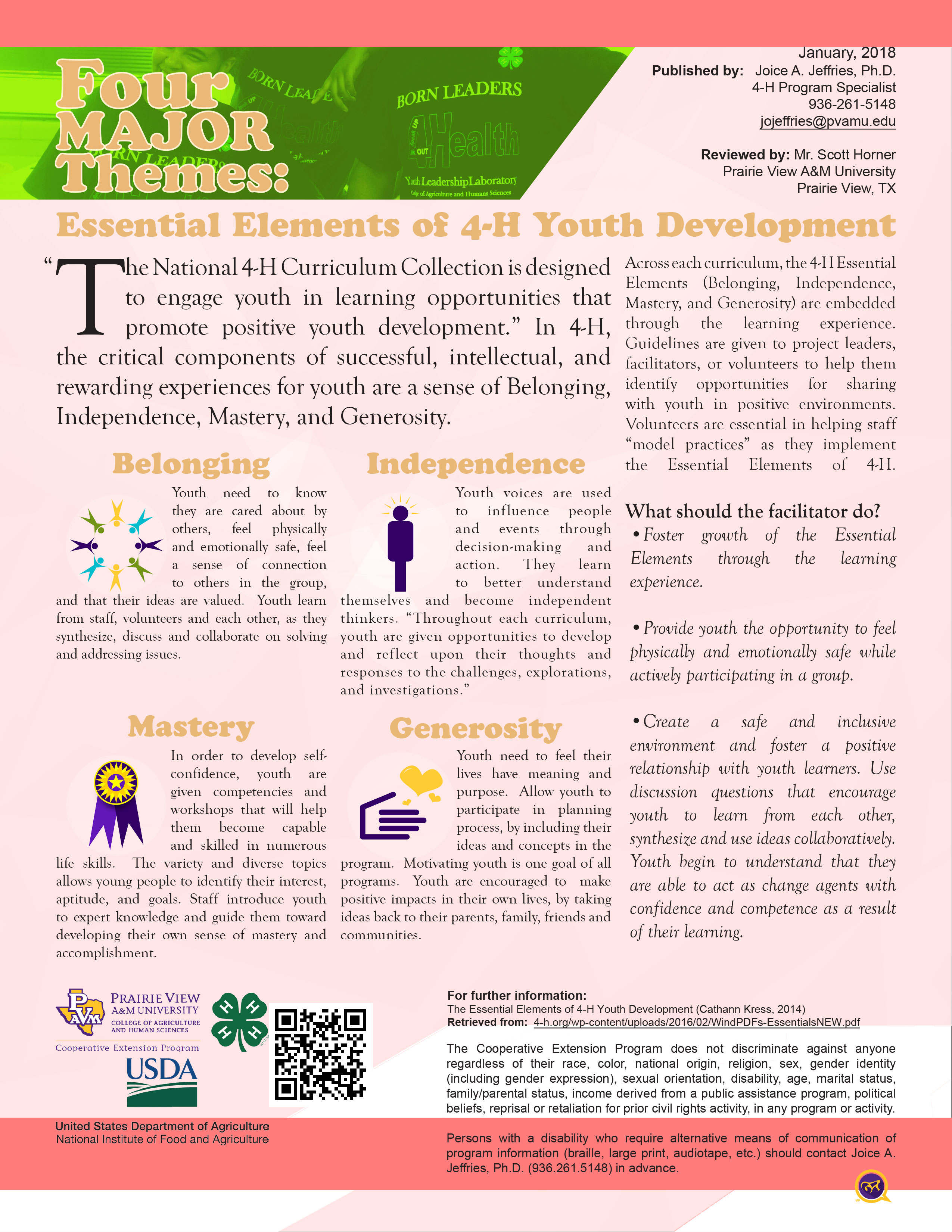Essential Elements of 4-H Youth Development