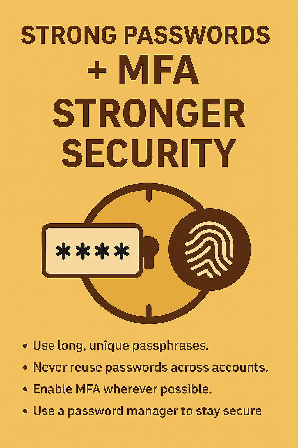 Passwords & MFA Poster