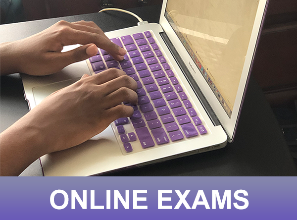 Go to Online Exams page