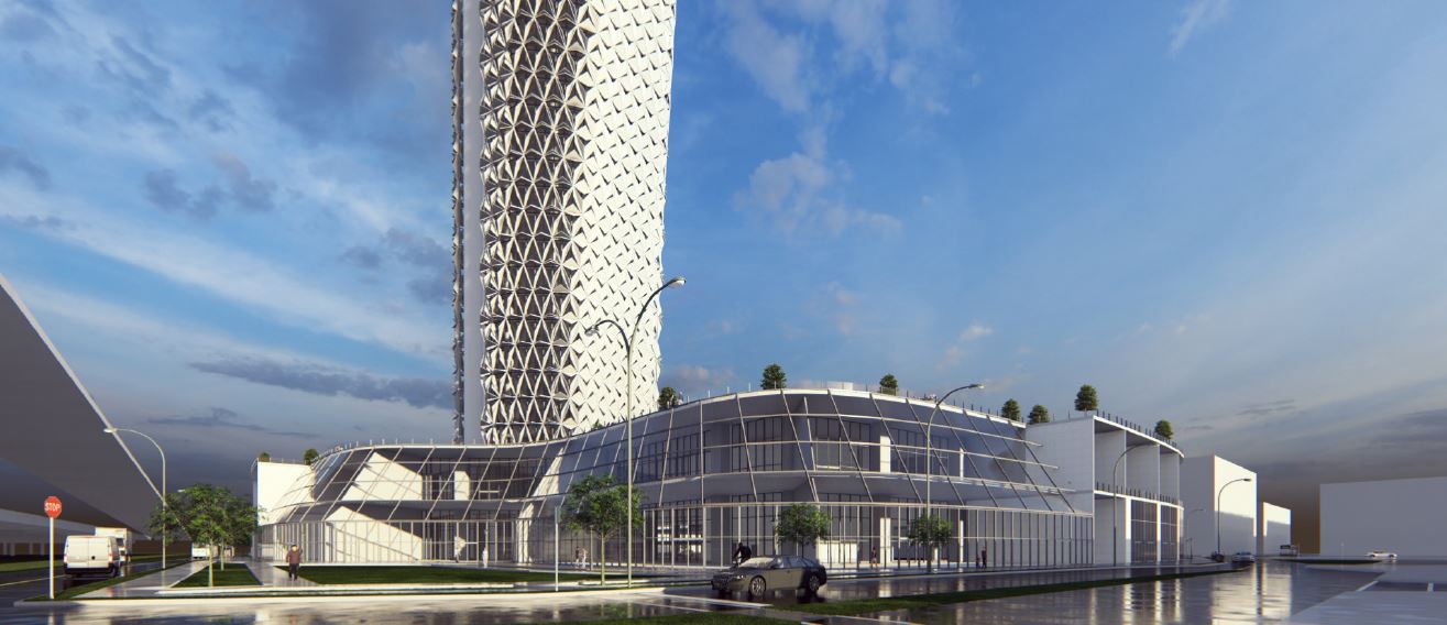 Rendering of Building.