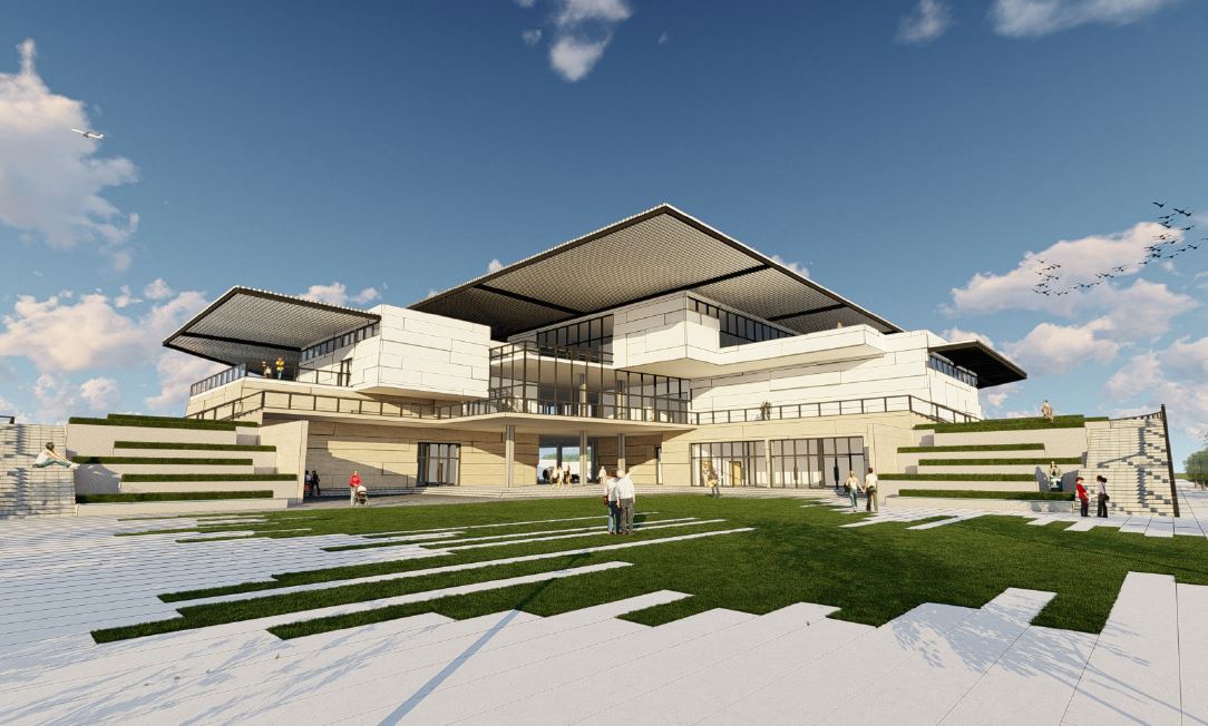 Rendering of Building.