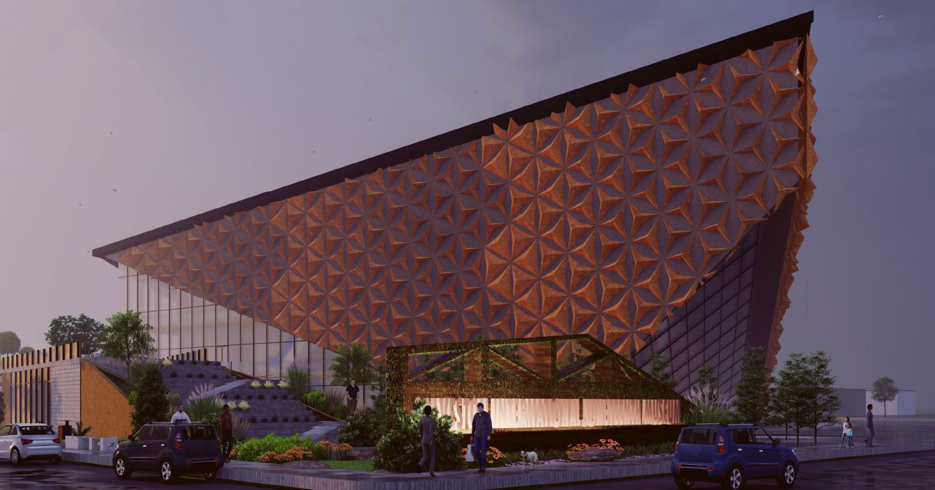 Rendering of Building.