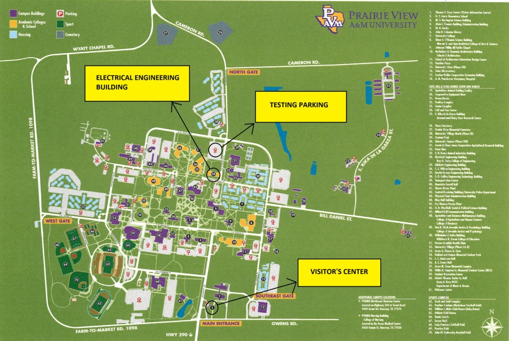 Campus Map Electrical Engineering Building University College