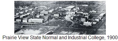 Prairie View State Normal and Industrial College, 1900