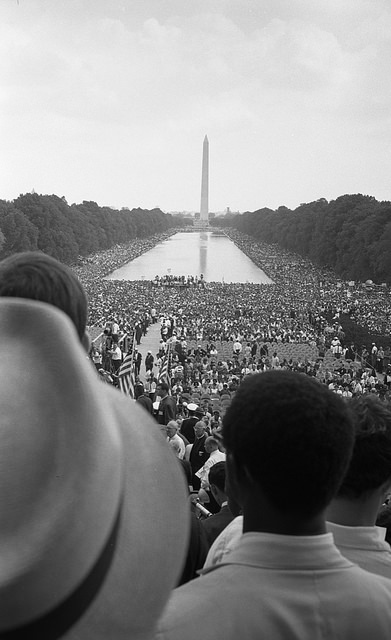 Civil rights march on Washington, D.C. (LOC) Leffler, Warren K.,, photographer. Civil rights march on Washington, D.C. 1963 Aug. 28.