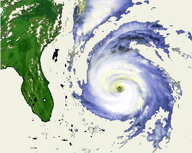 Hurricane picture from NASA