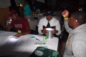 2017 Youth Leadership Laboratory participants are engaged in an “Astronomy in Agriculture” lesson to increase their awareness of STEM disciplines in agriculture.