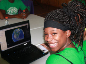 Youth participant during activity