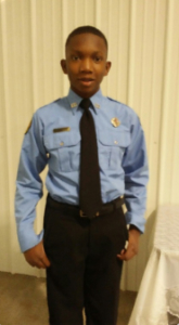 4 H Participant As Firefighter Cadet