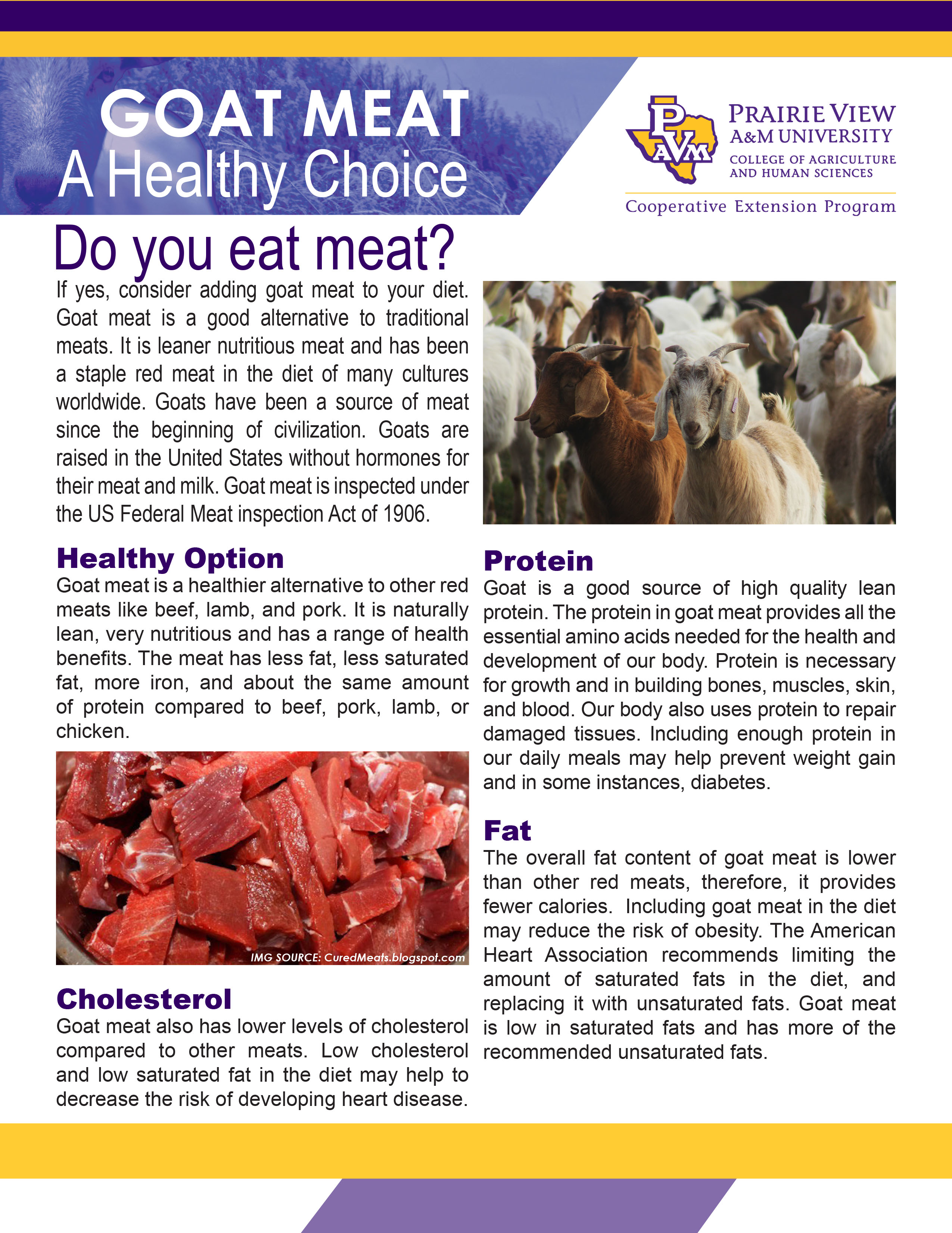 Goat Meat, A Healthy Choice
