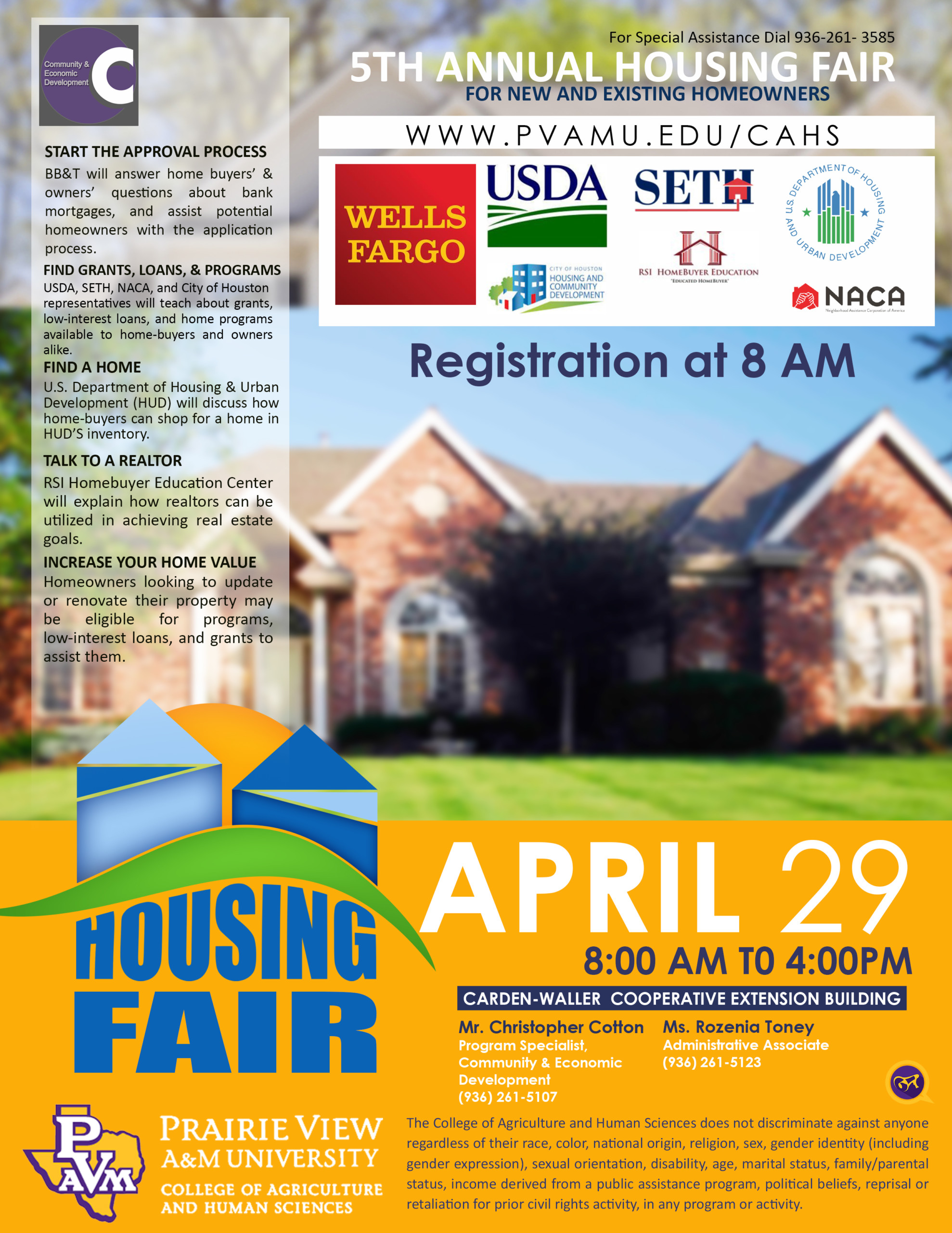 Housing Fair College of Agriculture Food and Natural Resources
