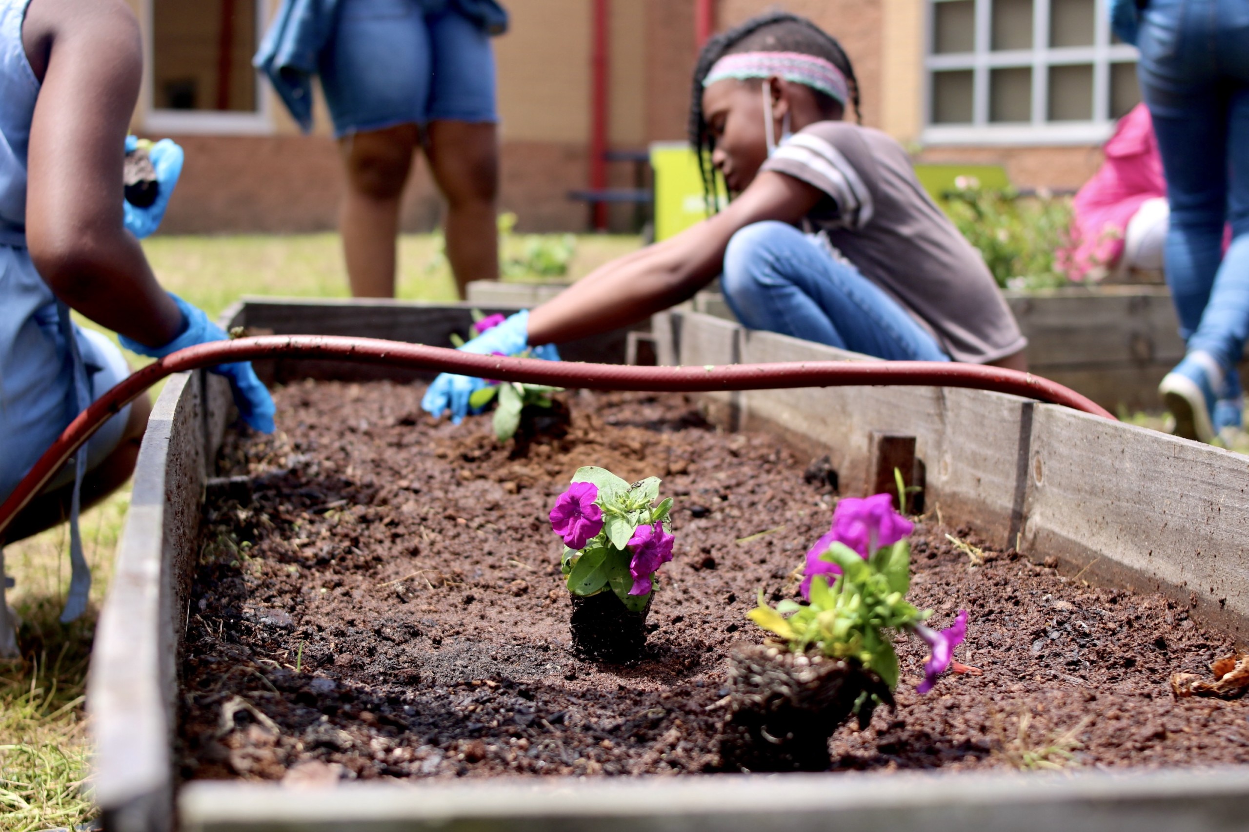 Highland Heights Elementary Garden Clean-Up