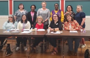 Kashara Bell, Wharton County Agent with library partners