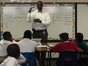Roy Sessions, teacher at Haley Elementary, examines the importance of self-control