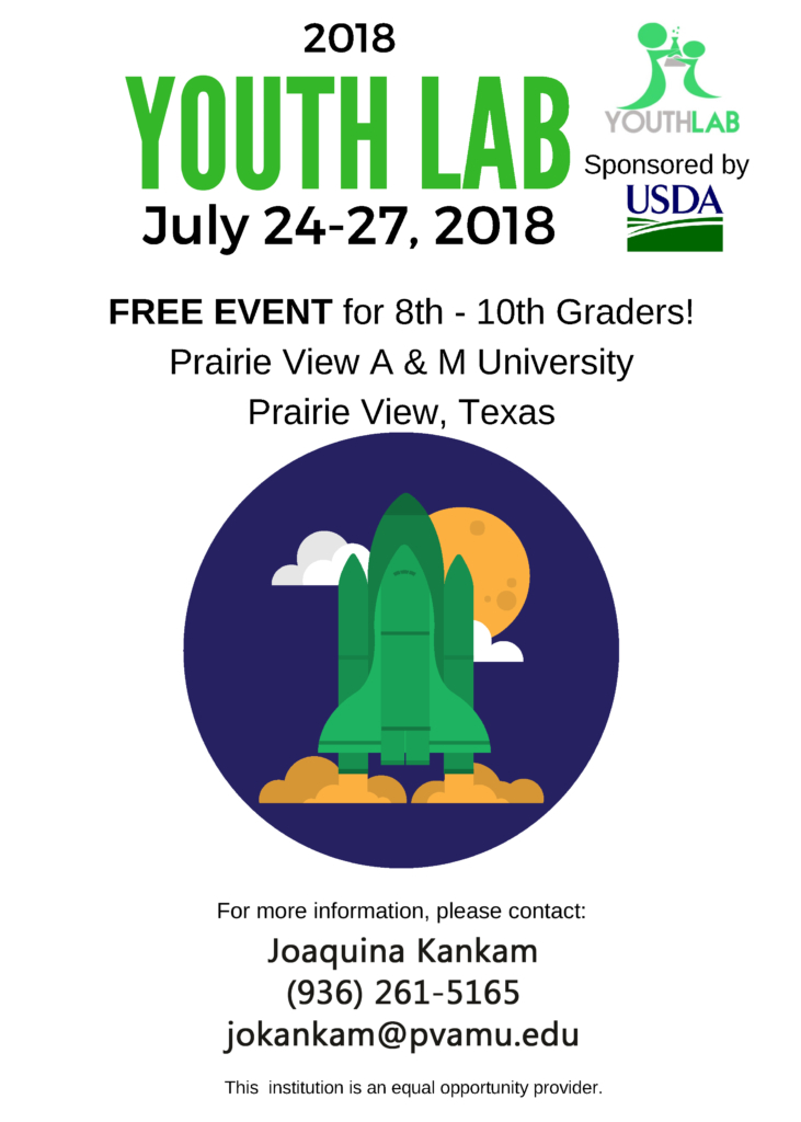 2018 Youth Leadership Laboratory College of Agriculture and Human