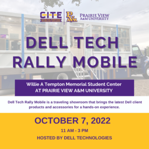 Dell Tech Rally Mobile - October 7th from 11 AM - 3 PM