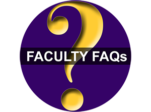 Faculty frequently asked questions