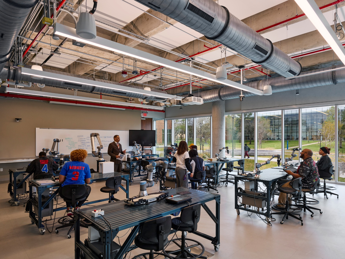 Prairie View A&M University engineering students