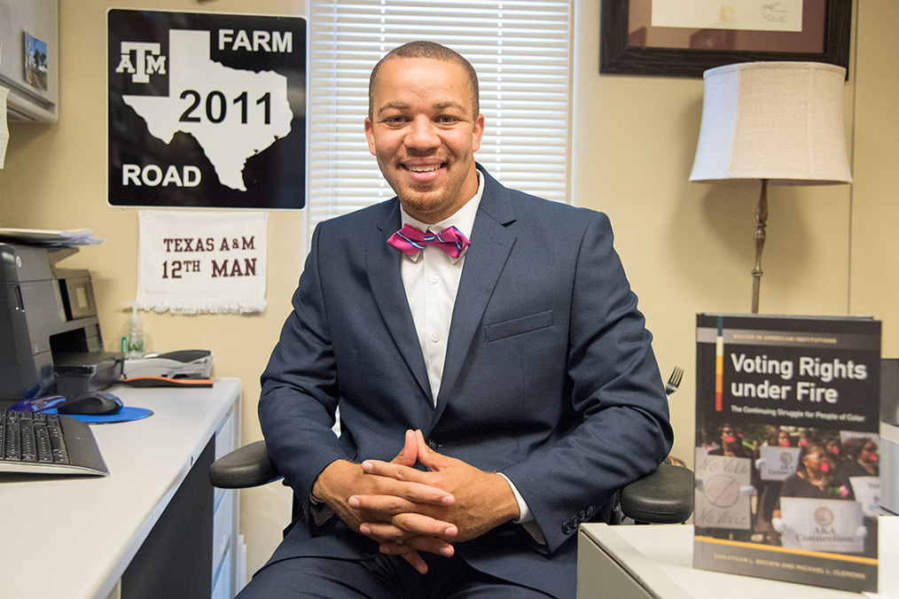Donathan Brown in his office