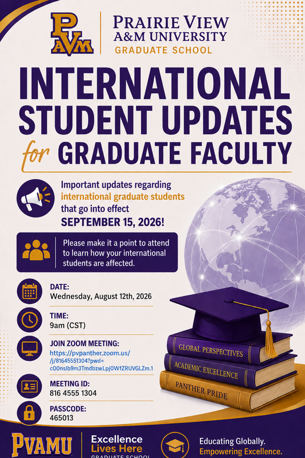 International Student Update Flyer
