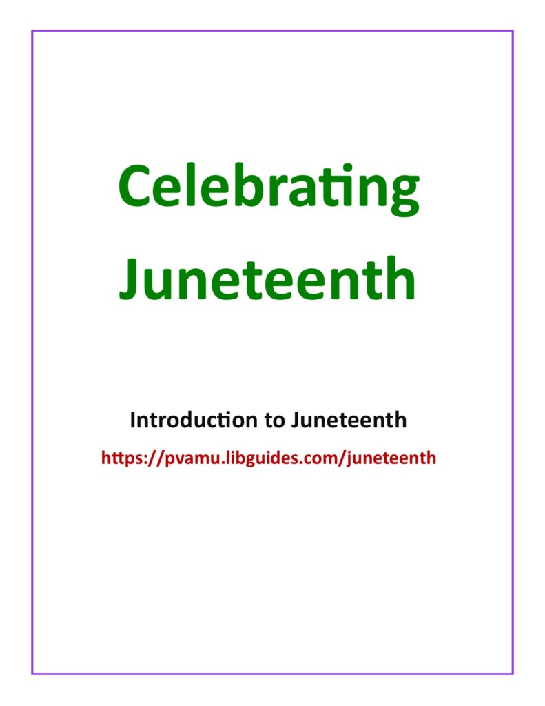 Celebrating Juneteenth Guide