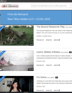 Films On Demand new titles added