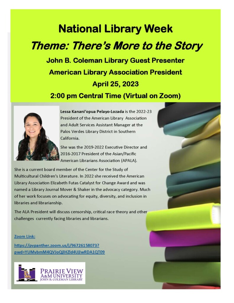National Library Week Theme: There’s More to the Story