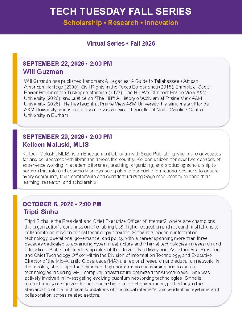 speakers in tech tuesday p2