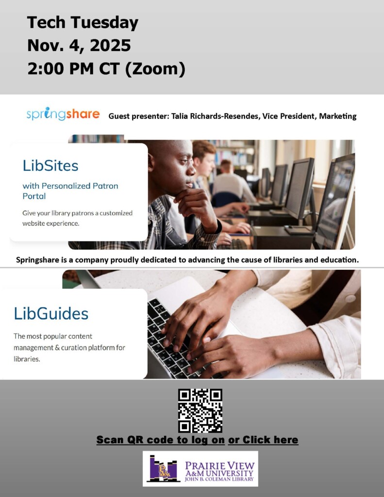 Tech Tuesday Springshare Nov 4 2025