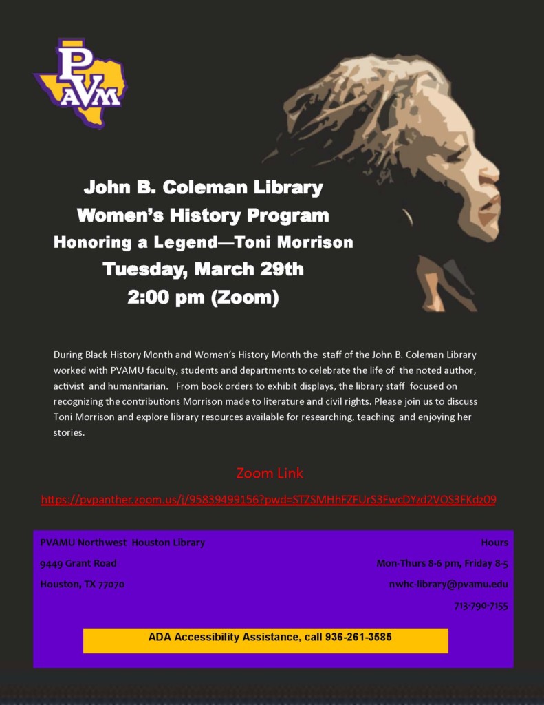 Toni Morrison Tech Tuesday