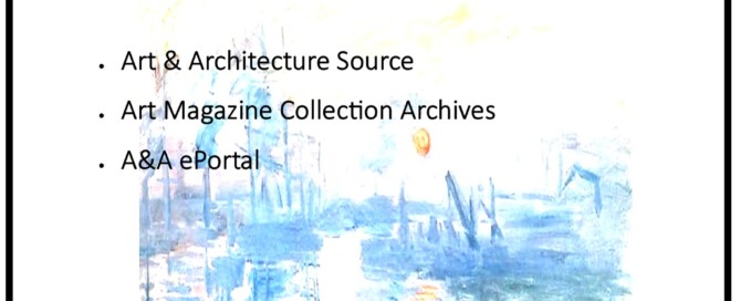 Art and architecture databases