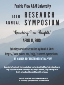 Flyer April 2019 14th Annual Research Symposium