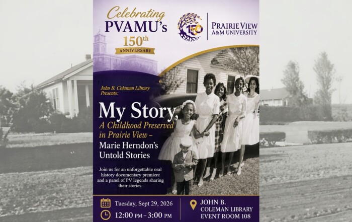 oral history event flyer