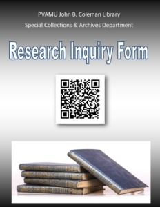 Research Inquiry Form