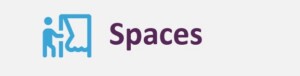 a spaces button