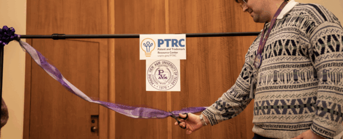 Ribbon cutting ceremony of the PVAMU Patent and Trademark Resource Center