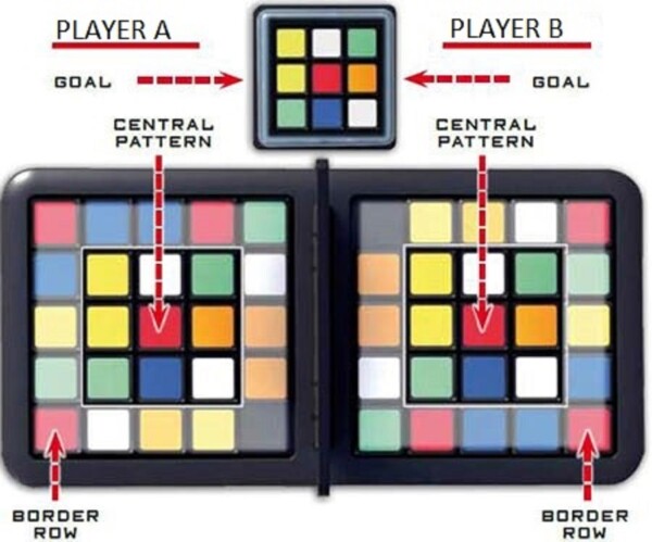 picture of the Rubik's race game