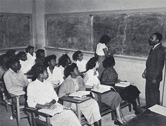 Black History Month Display in the Parent, Family, Student Lounge