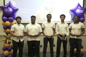 Team picture of 2nd place team Phish Hook