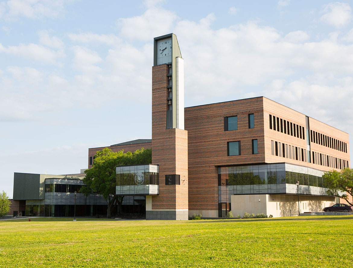 Front portion of the Agriculture and Business Multi-purpose building