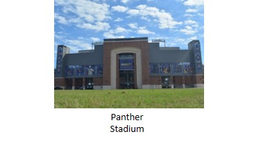 Front of Panther Stadium