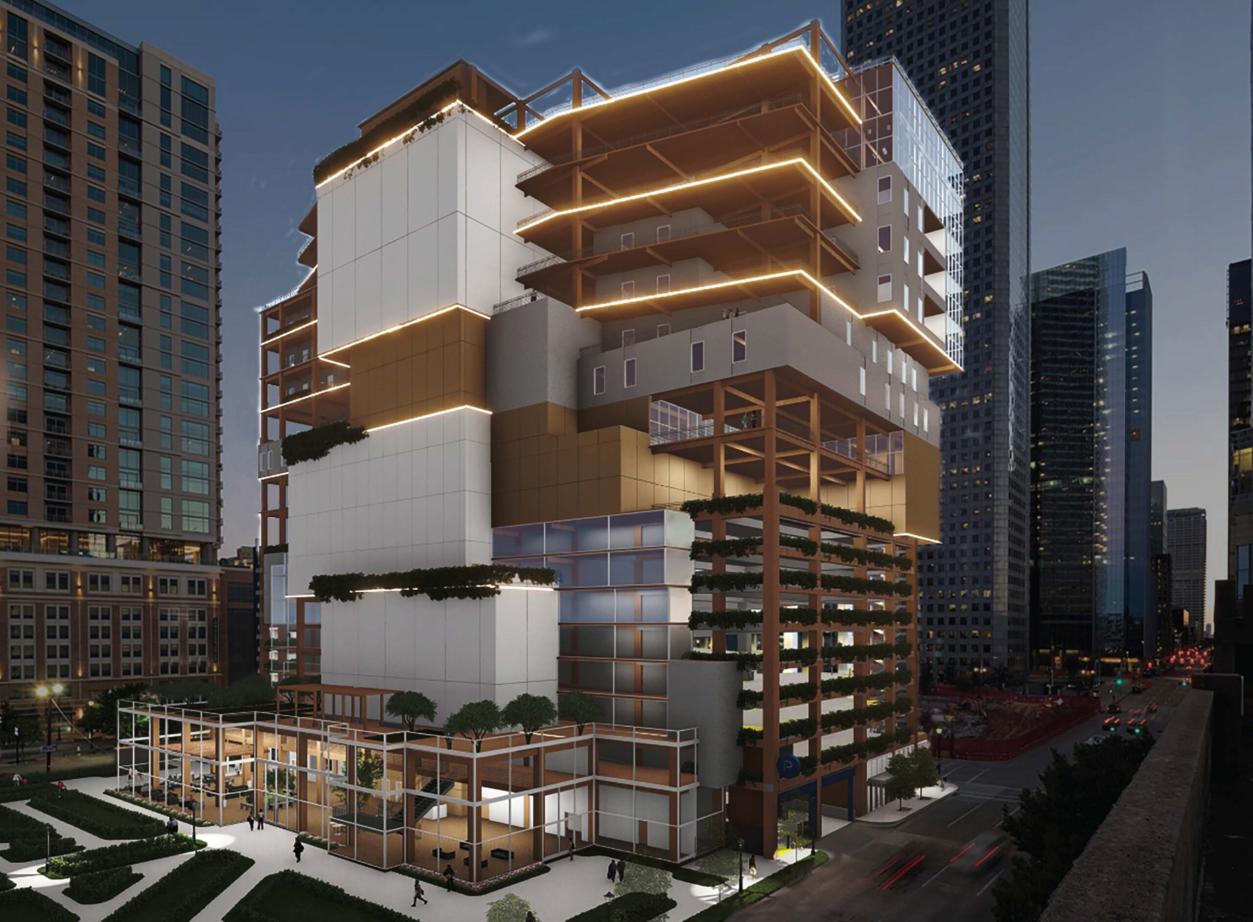 ArchFeature Rendering of a Building