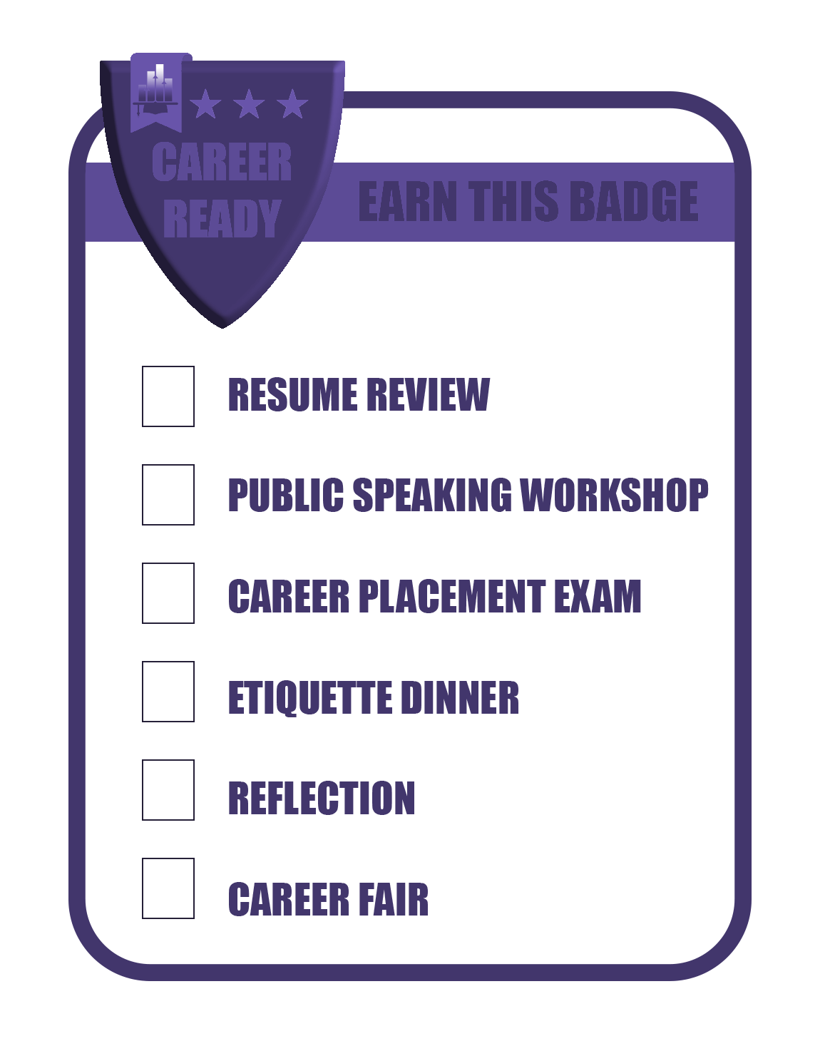 Career Badge Checklist