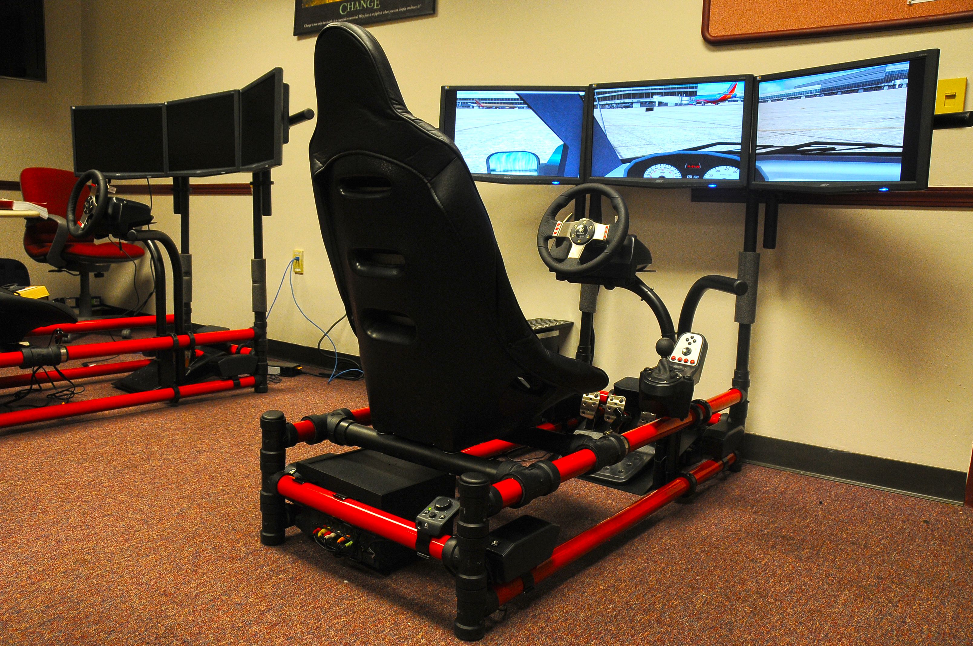 An airport safety driving simulator