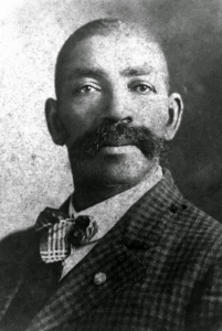 Bass Reeves was one of the first black Deputy U.S. Marshals west of the Mississippi River, working mostly in Arkansas and the Indian Territory (present-day Oklahoma). During his long career, he claimed to have arrested over 3,000 felons and shot and killed fourteen outlaws in self-defense.
