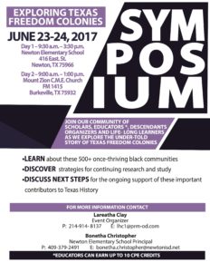 Symposium flyer