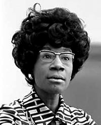 Congresswoman Shirley Chisholm