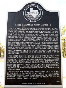 Acres Homes Community